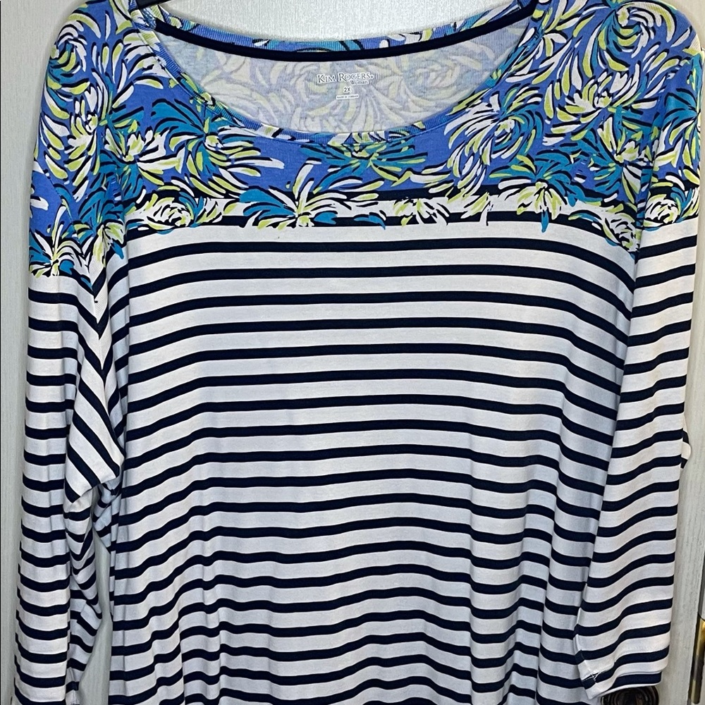 Kim Rogers 3/4 sleeve size 2x